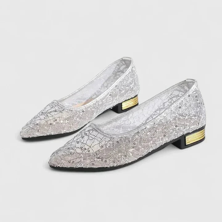 Women's Comfort Shoes in Silver or Gold
