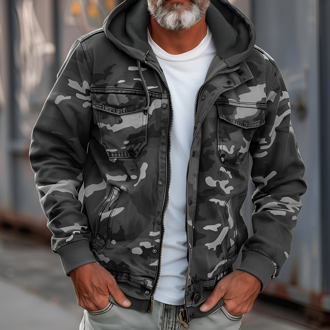 Sami™ | Camouflage Print Jacket