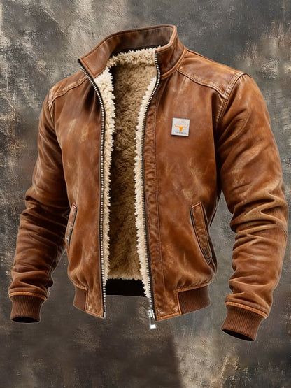 Vanhouten™ | Vintage Sherpa-Lined Jacket