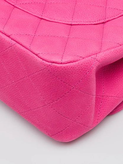 Chanel Pink Quilted Double Flap Bag