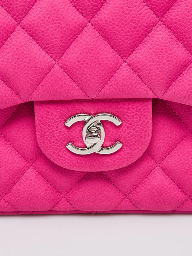 Chanel Pink Quilted Double Flap Bag