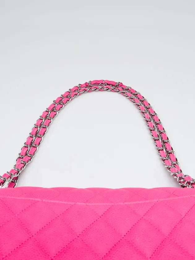Chanel Pink Quilted Double Flap Bag