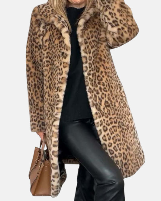 Women's Leopard Print Coat in Long or Short