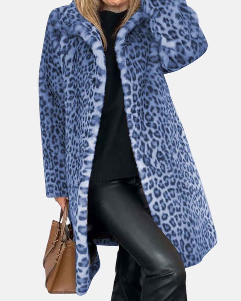 Women's Leopard Print Coat in Long or Short