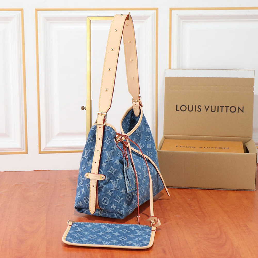 LV Carryall Denim Bag