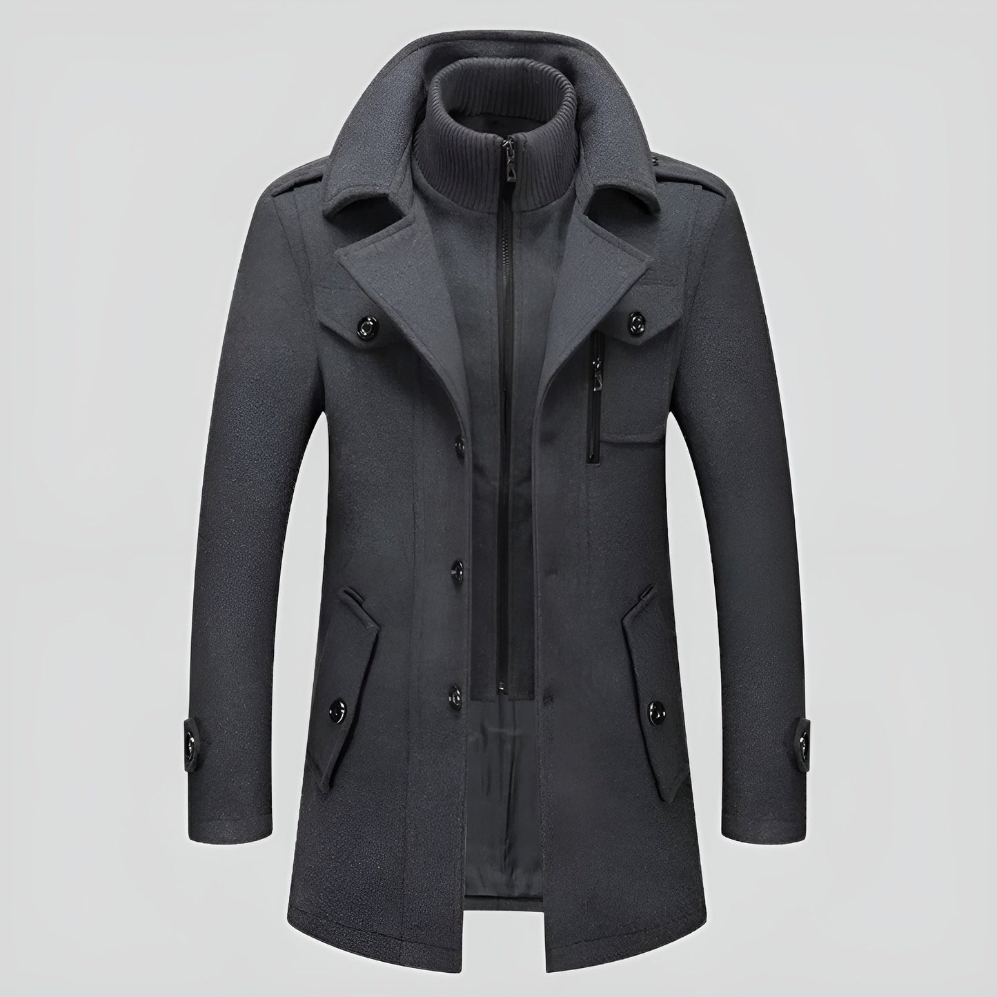 Bradford™ | Elegant Wool Coat
