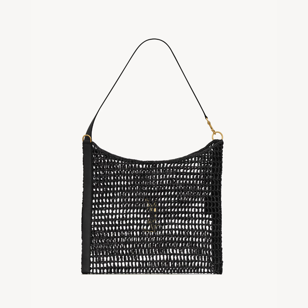 YSL Oxalis Raffia Bag