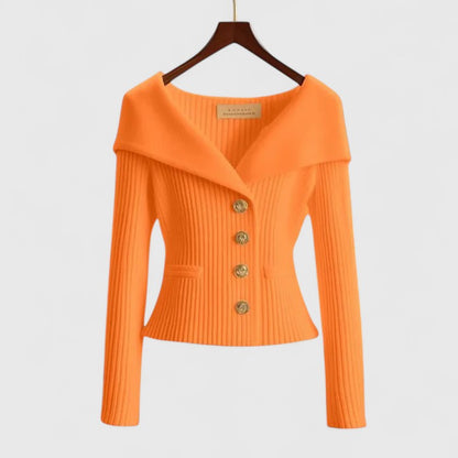 Women's Elegant Cardigan in Ten Bright Colors