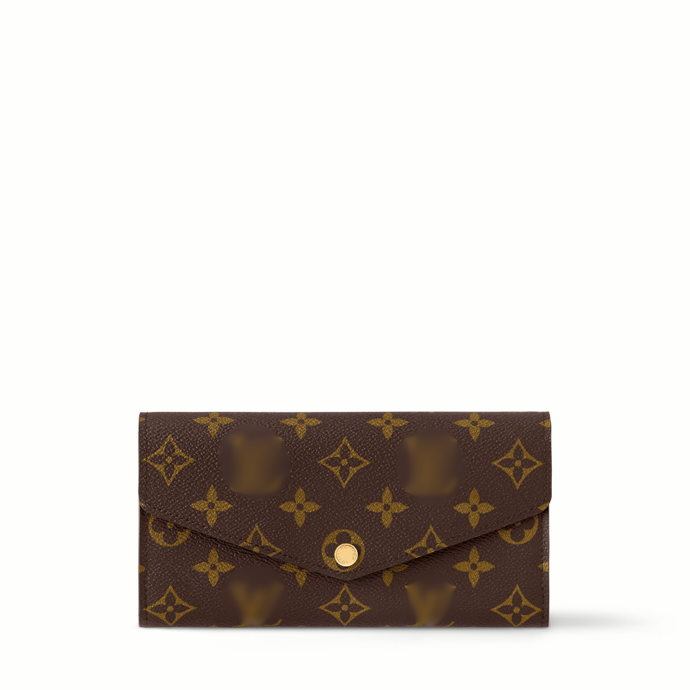 Sinclaire's Monogram Sarah Long Wallet