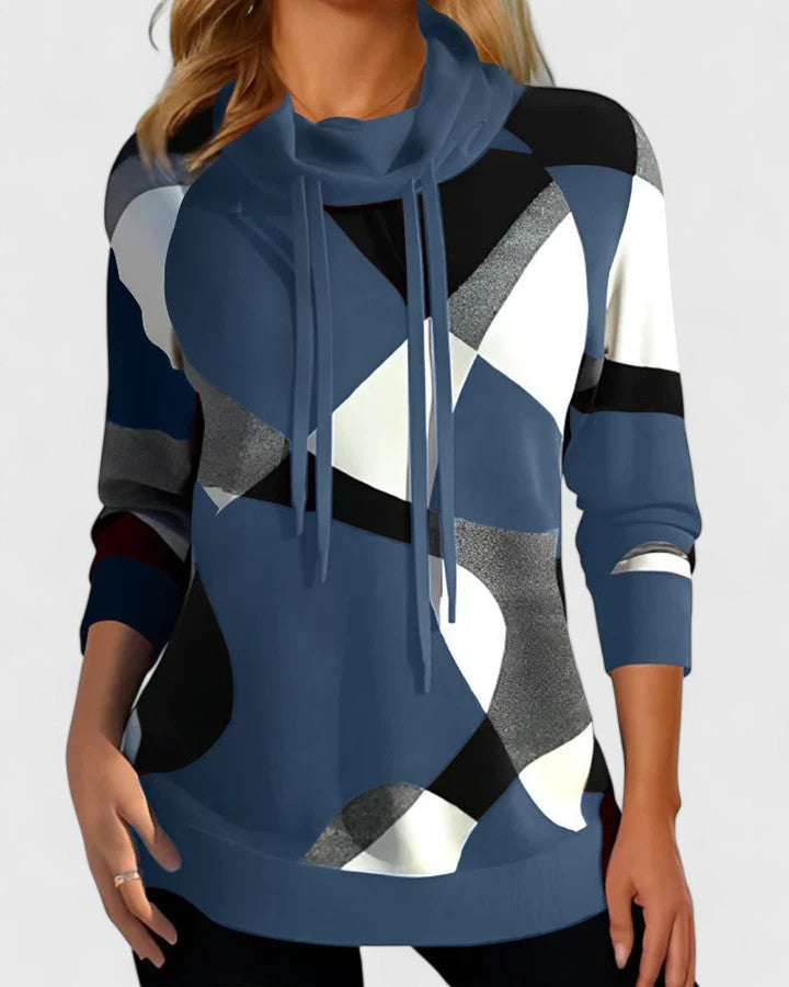Women's Comfortable Sweater in Red, Blue or Gray