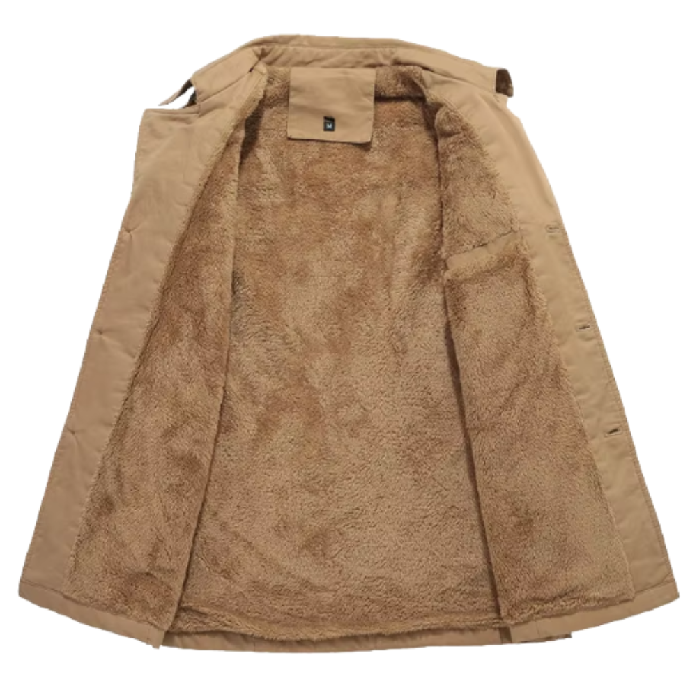 Étienne™ | Elegant Quilted Padded Trench Coat for Men