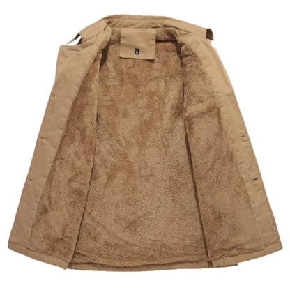 Étienne™ | Elegant Quilted Padded Trench Coat for Men