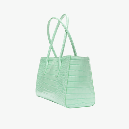 CHANEL Crocodile Croc Illusion Tote Shopping Bag
