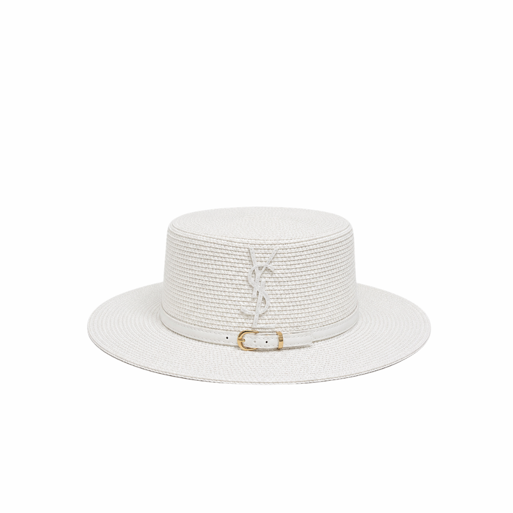 YSL - Straw Fedora Hat