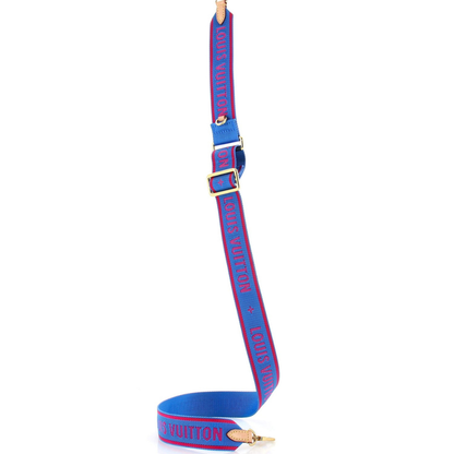 Bandouliere Shoulder Strap Blue and Magenta (Box Included)