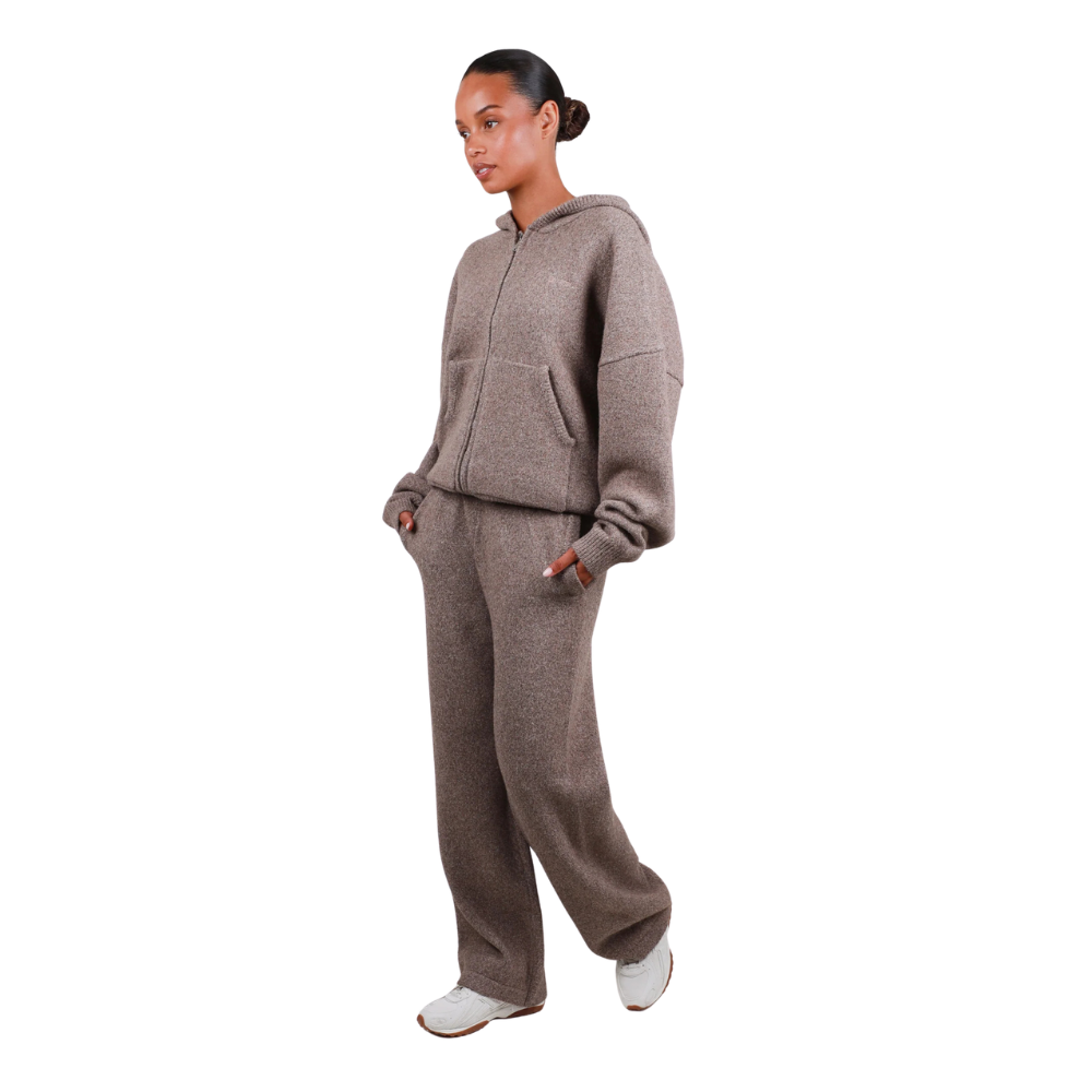 Women's Knit Trouser Set