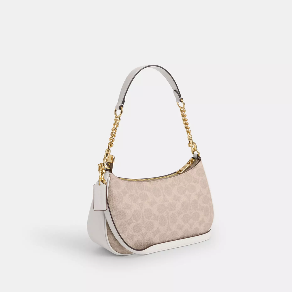 Sinclaire's Sand Teri Shoulder Bag In Signature Canvas