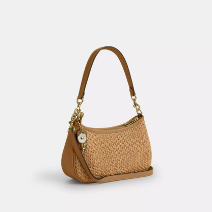 Sinclaire's Straw Teri Shoulder Bag With Charm