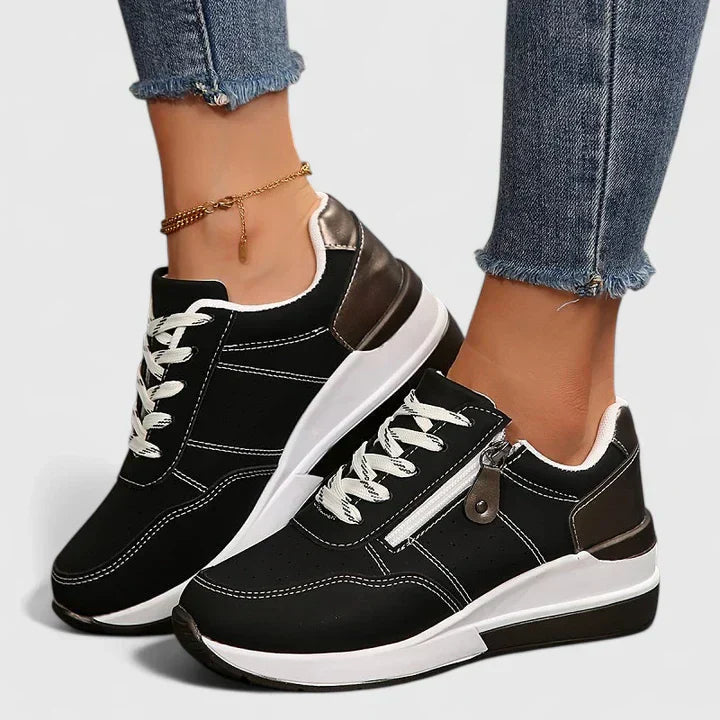 Women's Comfort Shoes in Blue, Black and Gray