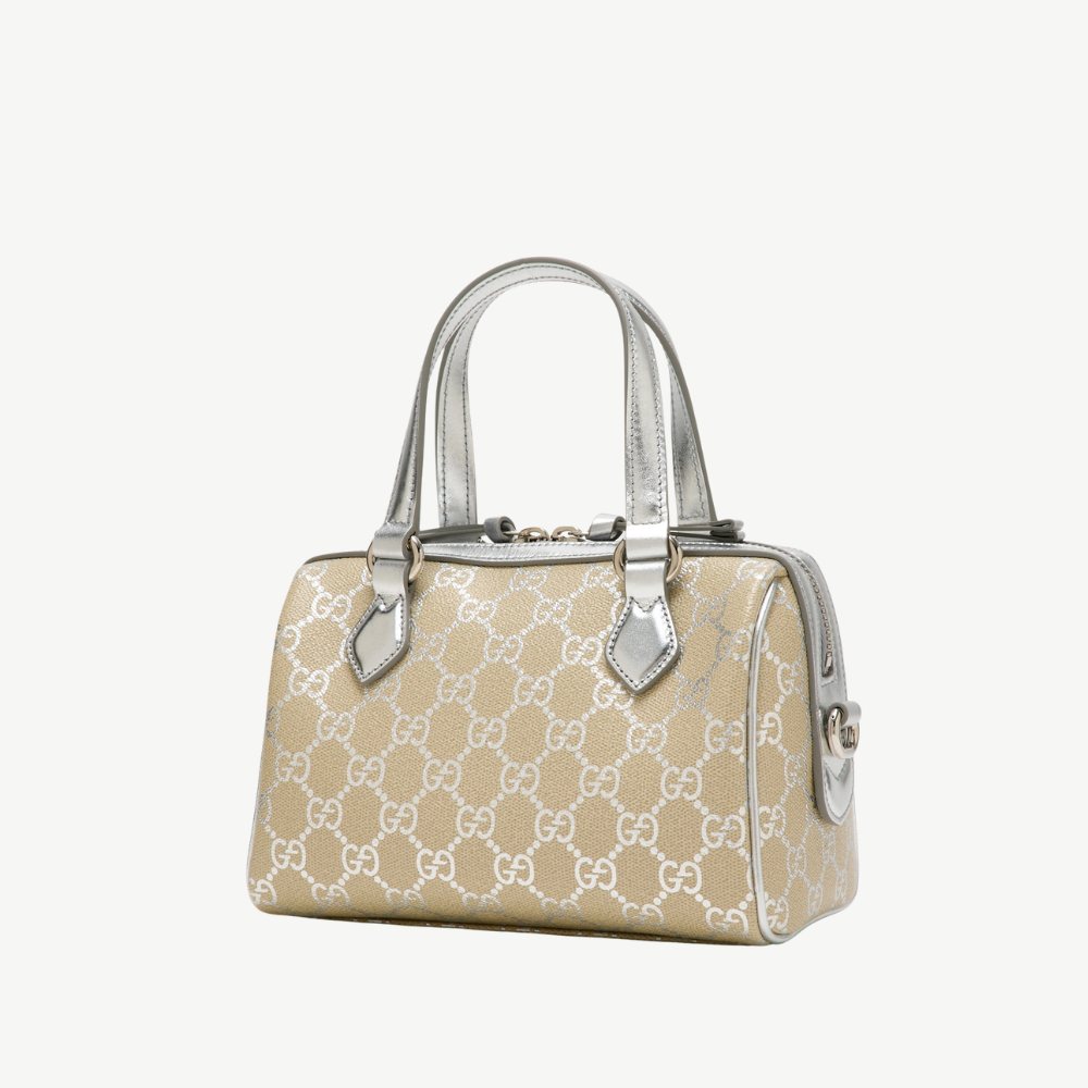 Gucci  GG Emblem Small Boston Bag