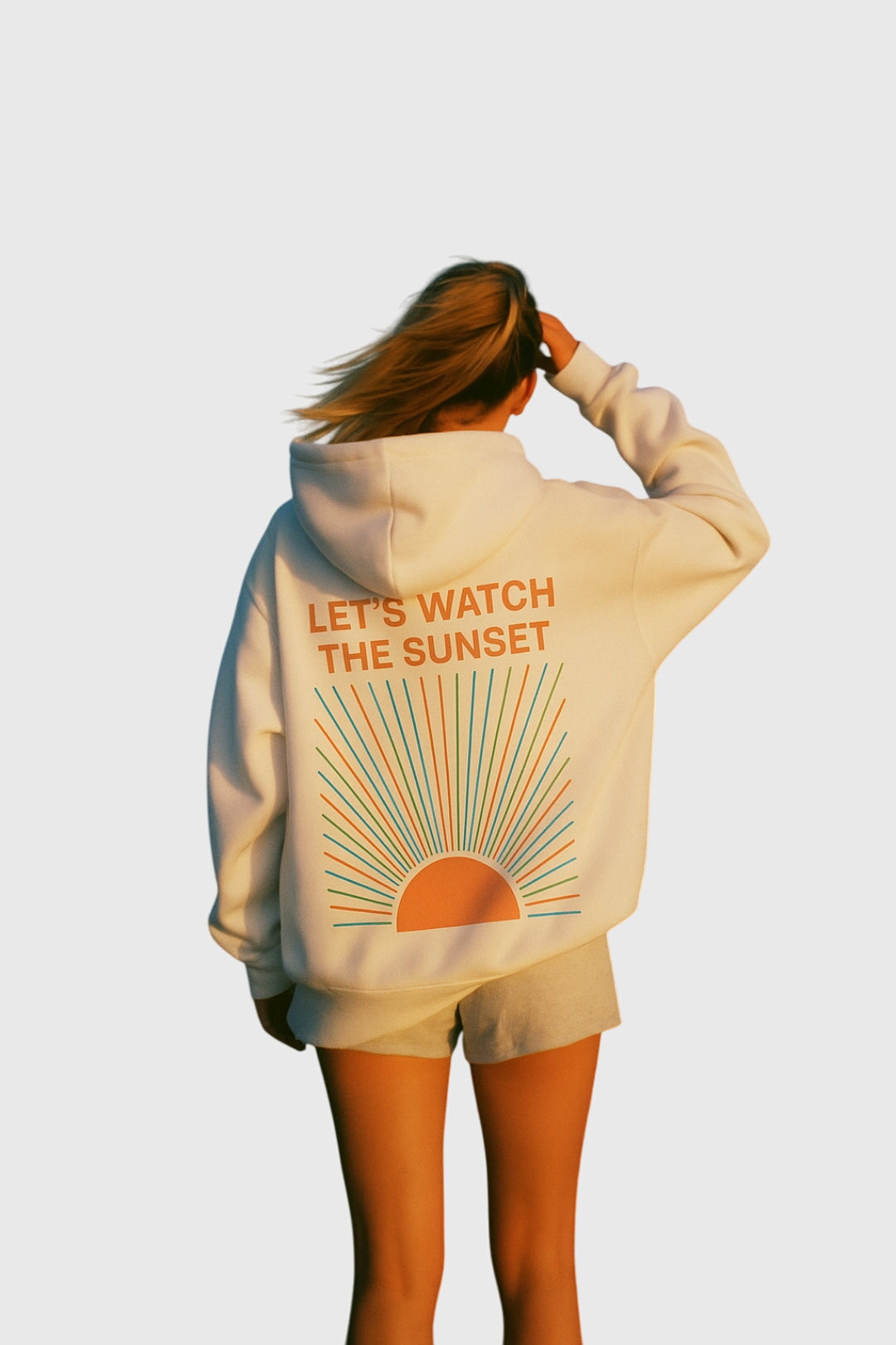 Women's Comfortable Hoodie in White, Pink or Blue