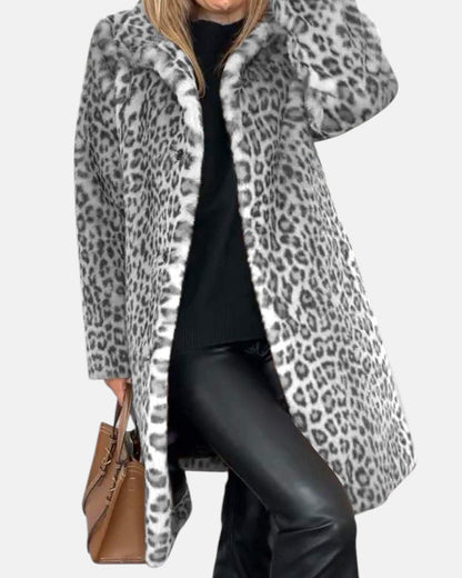 Women's Leopard Print Coat in Long or Short