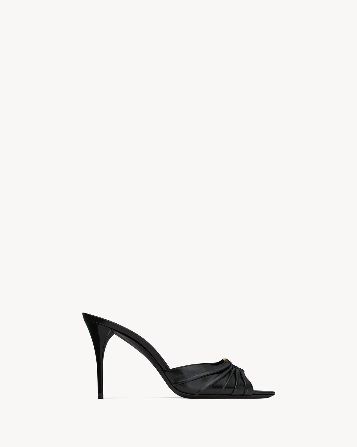 Saint Lauren BABYLONE mules in smooth leather