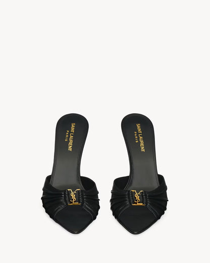 Saint Lauren BABYLONE mules in smooth leather