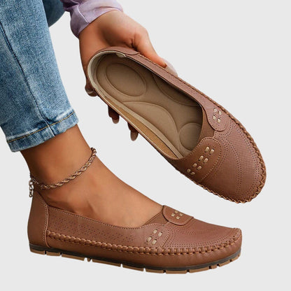 Women's Comfort Shoes in Beige, Brown or Coffee