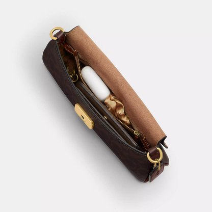 Coach Jet Shoulder Bag In Signature Canvas