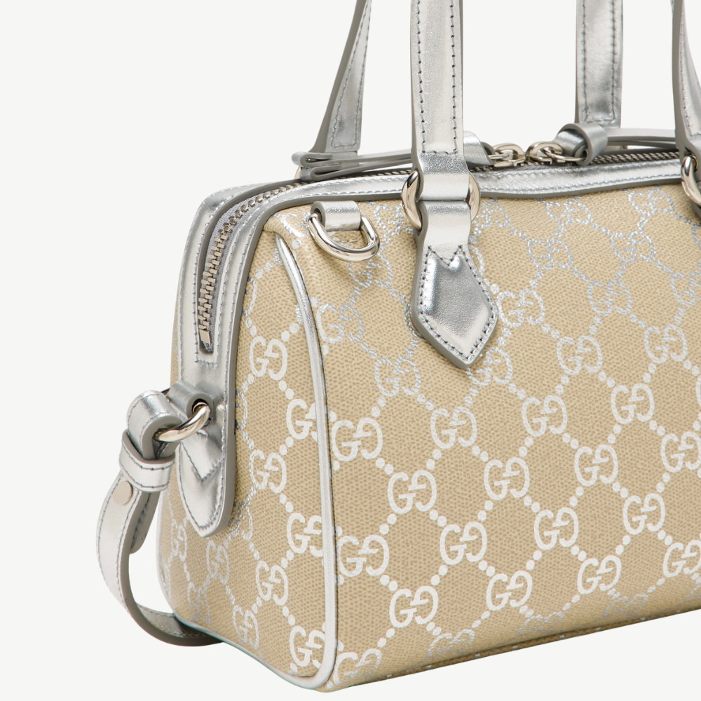 Gucci  GG Emblem Small Boston Bag