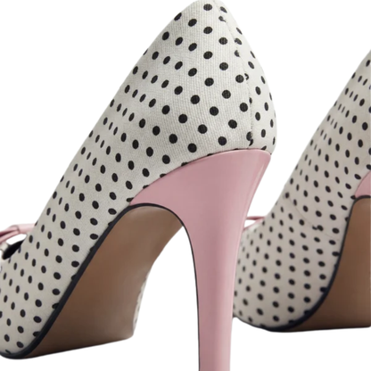 Lulu Polka Bow Heels