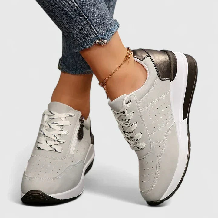 Women's Comfort Shoes in Blue, Black and Gray