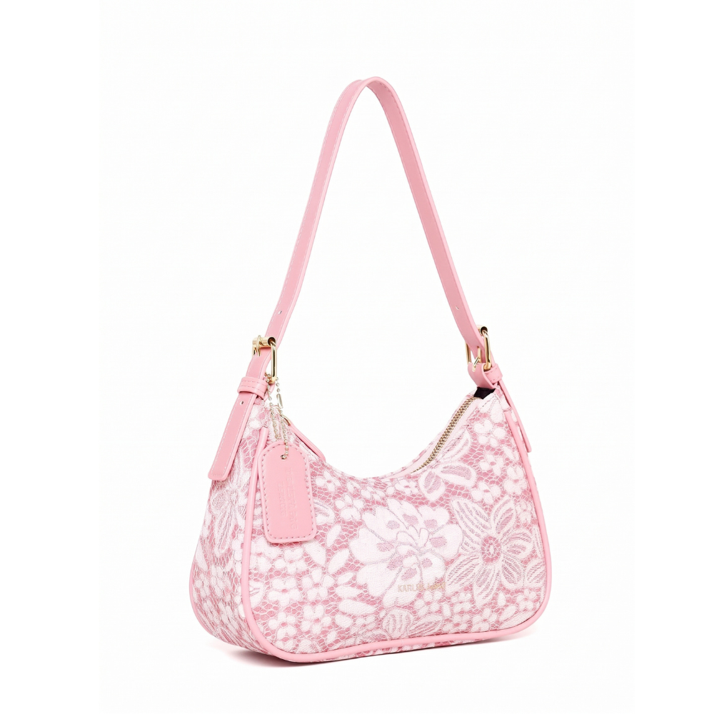 Chic Floral Cherry Shoulder Bag