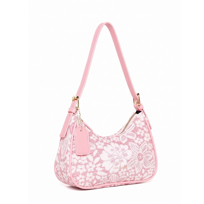 Chic Floral Cherry Shoulder Bag