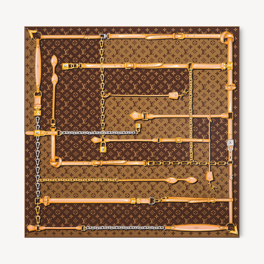 LV Monogram Confidential Square 90