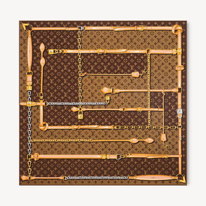 LV Monogram Confidential Square 90