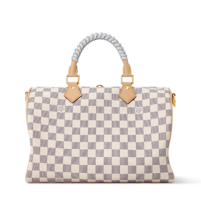 LV Speedy 30 Soft Damier Azur