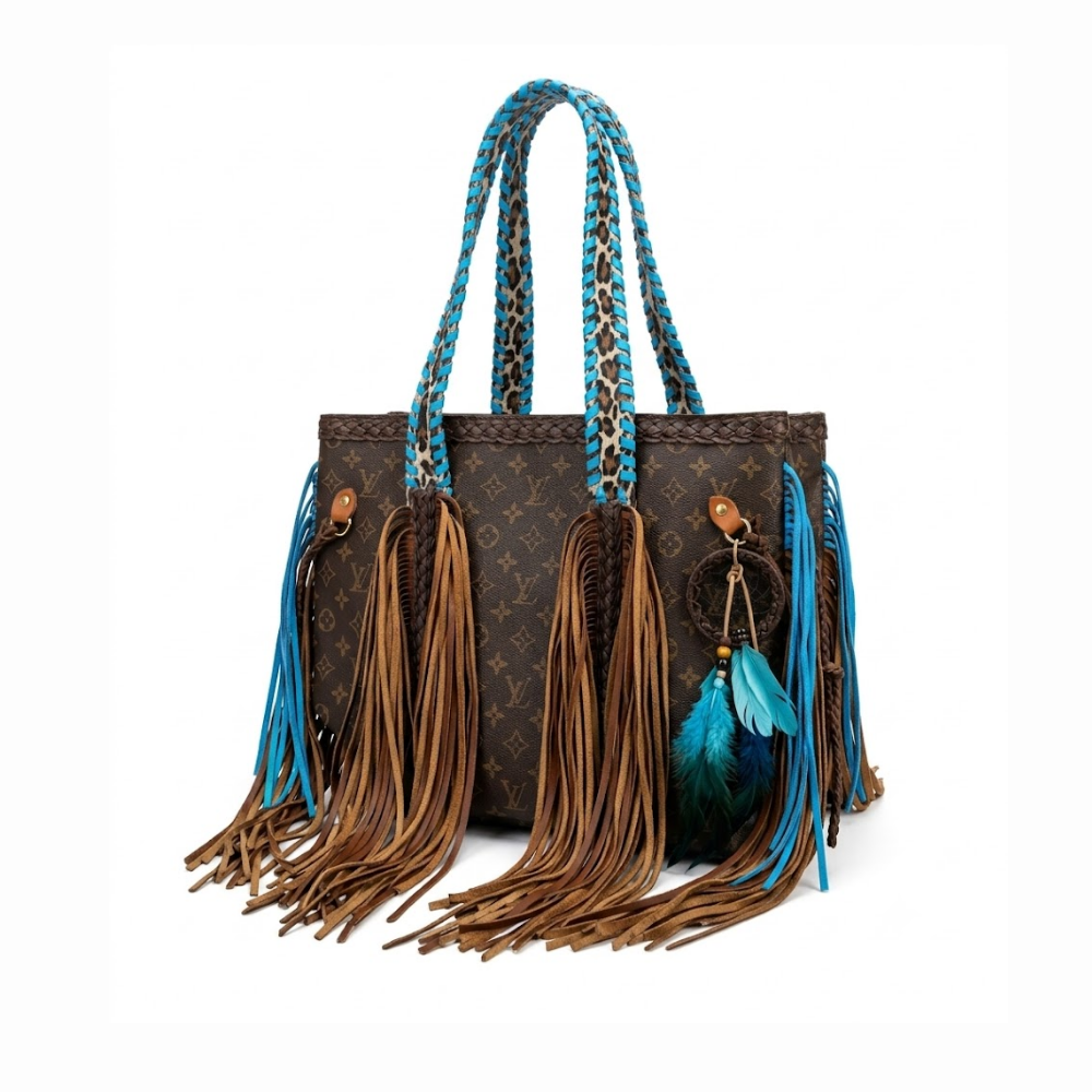 LV - Neverfull Houston Tote Leopard