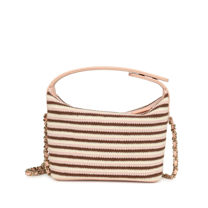 Chanel Crochet Lambskin Coco Crochet Hobo Clutch