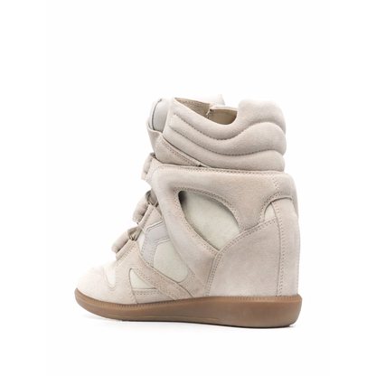 Isabel Marant Bekett Leather Wedge Sneakers