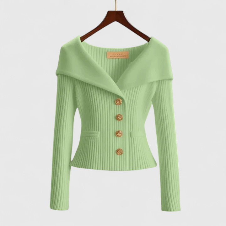 Women's Elegant Cardigan in Ten Bright Colors