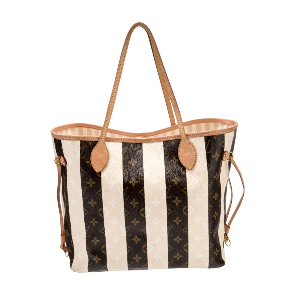 LV Monogram Rayures Neverfull MM