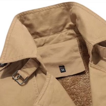Étienne™ | Elegant Quilted Padded Trench Coat for Men