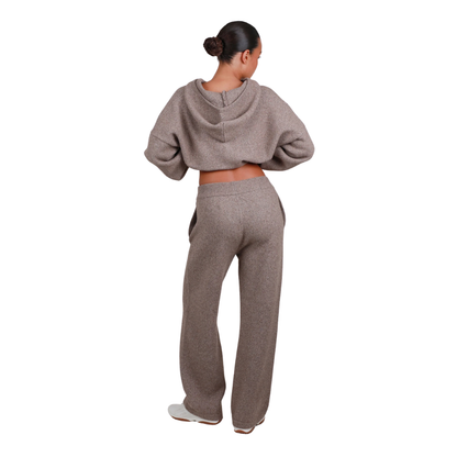 Women's Knit Trouser Set