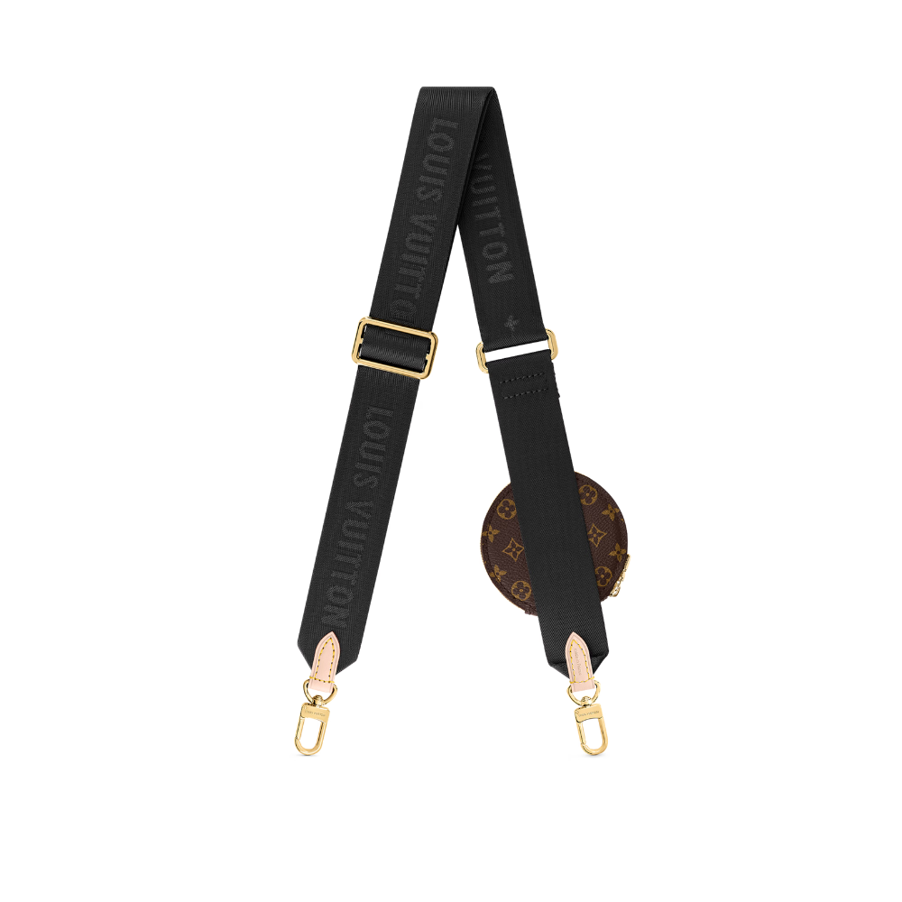 Bandouliere Woven Shoulder Strap Black (Box Included)