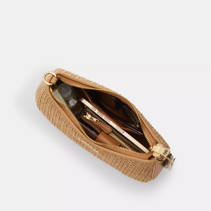 Sinclaire's Straw Teri Shoulder Bag With Charm