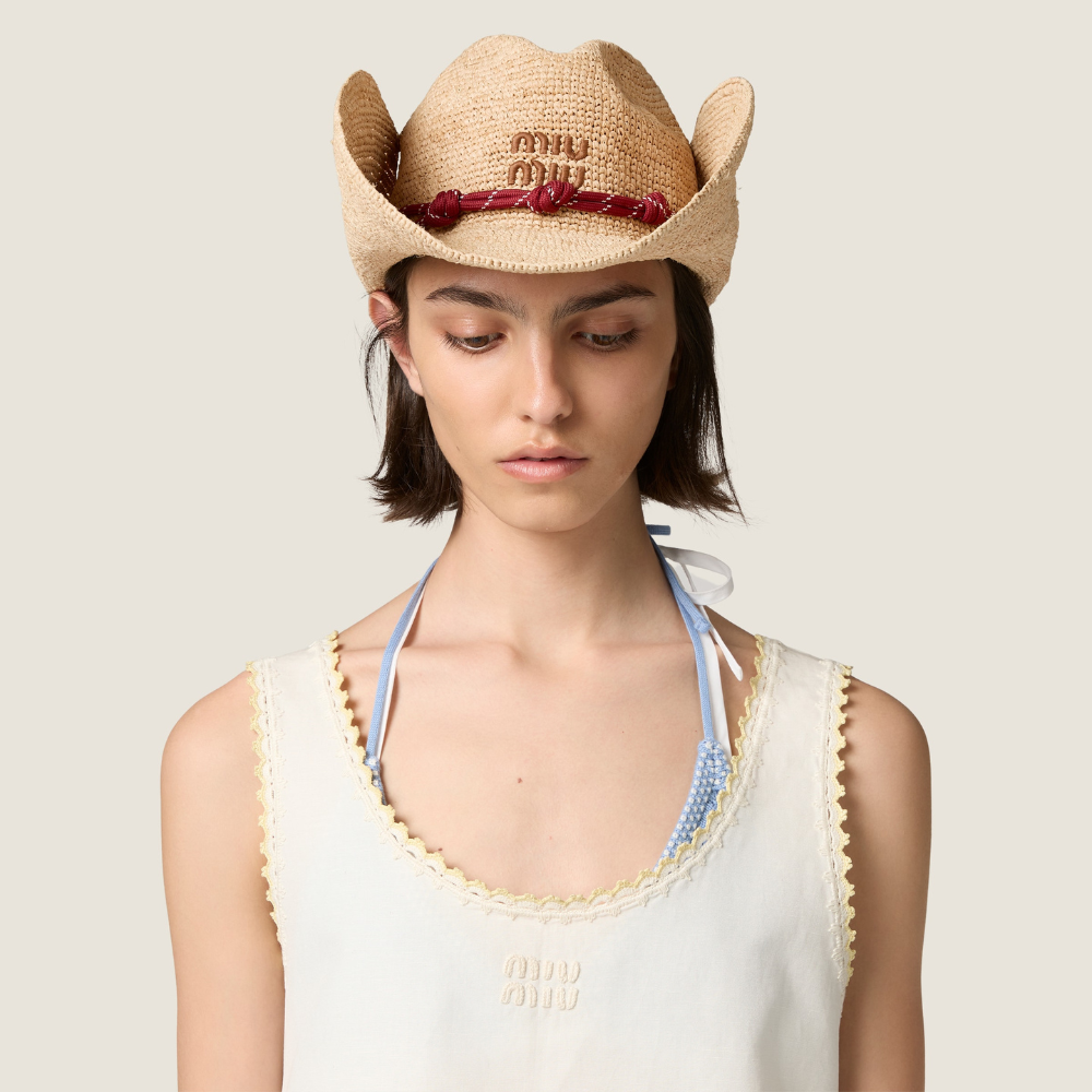 Miu Miu Raffia Hat