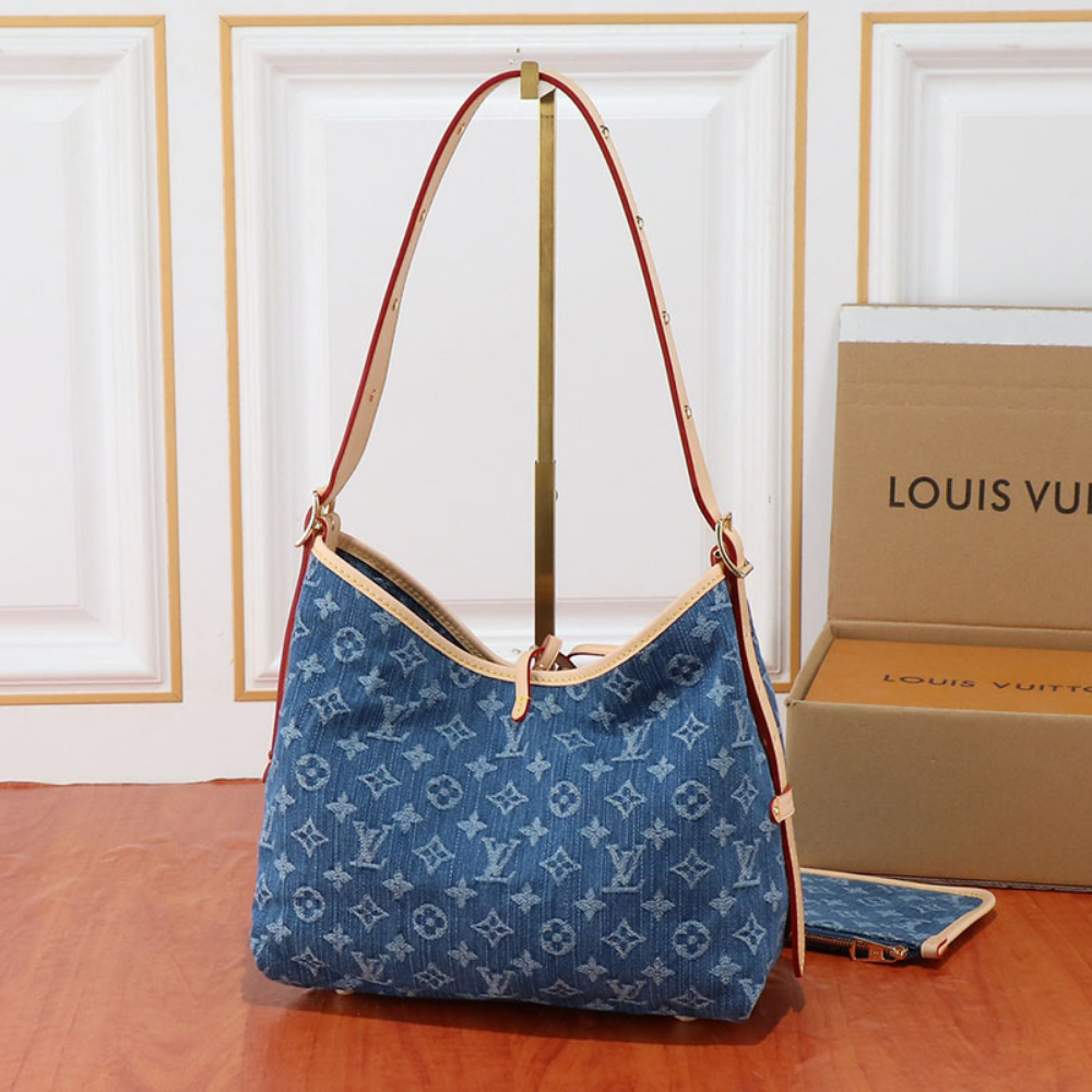 LV Carryall Denim Bag