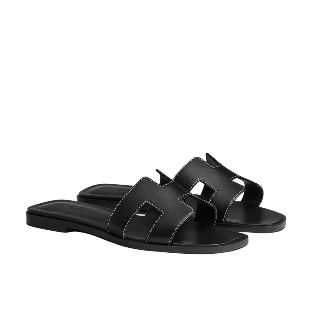 Hermes Oran Sandal In Epsom Calfskin